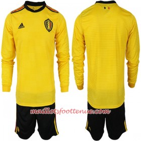 Maillot/Tenue Belgique Enfant Extérieur Coupe du monde 2018 Manche Longue